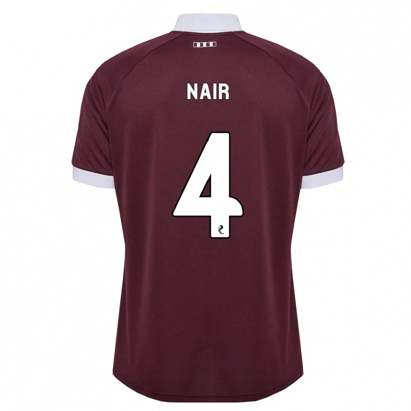 Danxen Men Kenzi Nair #4 Burgundy White Home Jersey 2026/27 T-Shirt
