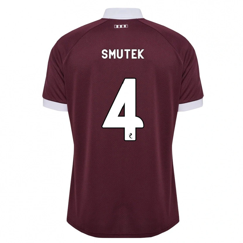 Danxen Men Kai Smutek #4 Burgundy White Home Jersey 2026/27 T-Shirt
