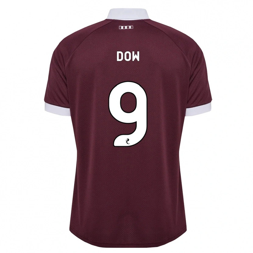 Danxen Men Connor Dow #9 Burgundy White Home Jersey 2026/27 T-Shirt