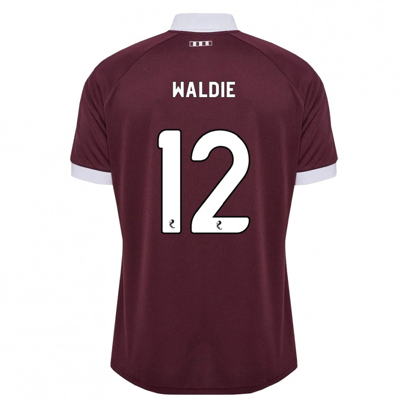 Danxen Men Lizzie Waldie #12 Burgundy White Home Jersey 2026/27 T-Shirt