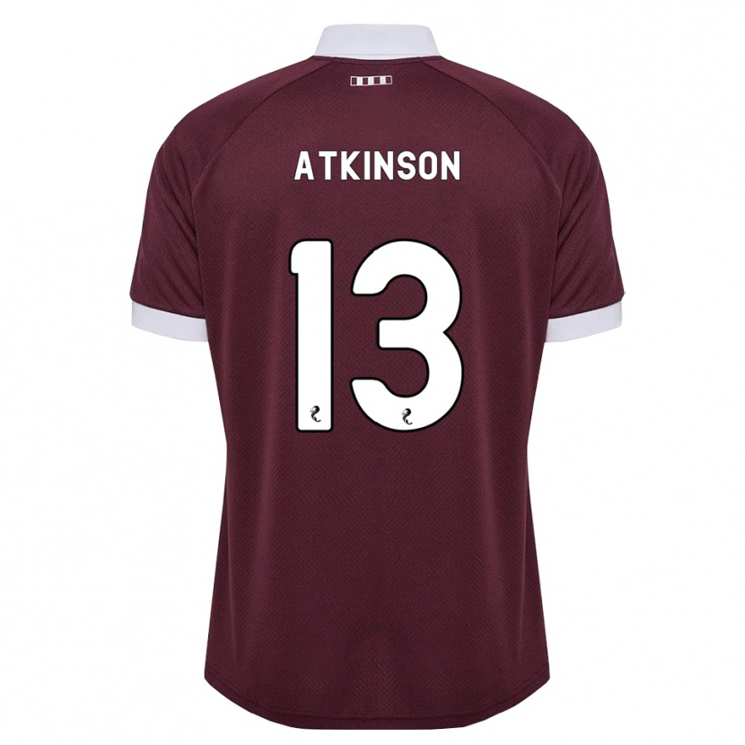 Danxen Men Nathaniel Atkinson #13 Burgundy White Home Jersey 2026/27 T-Shirt
