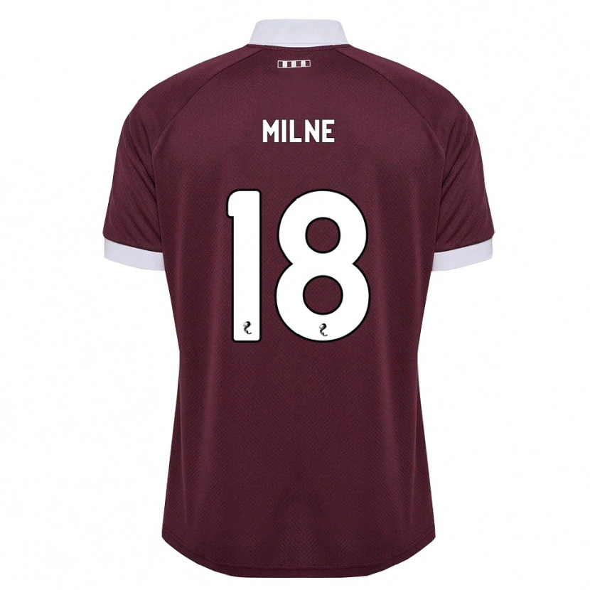 Danxen Men Harry Milne #18 Burgundy White Home Jersey 2026/27 T-Shirt
