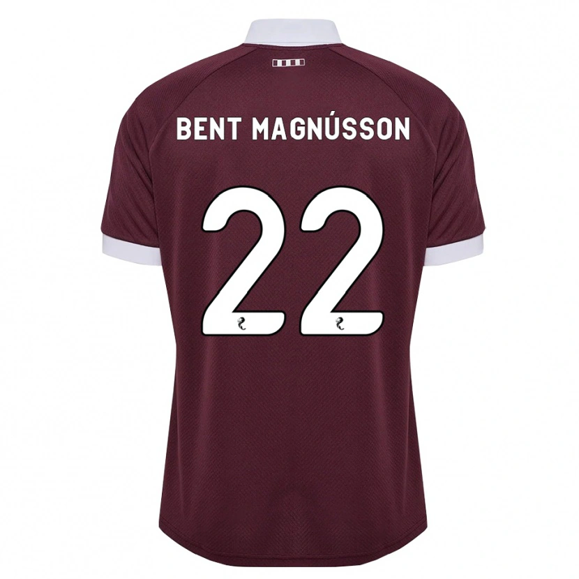 Danxen Men Tómas Bent Magnússon #22 Burgundy White Home Jersey 2026/27 T-Shirt