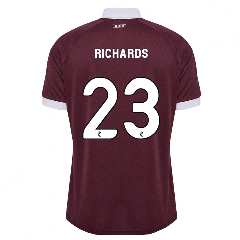 Danxen Men Jackie Richards #23 Burgundy White Home Jersey 2026/27 T-Shirt