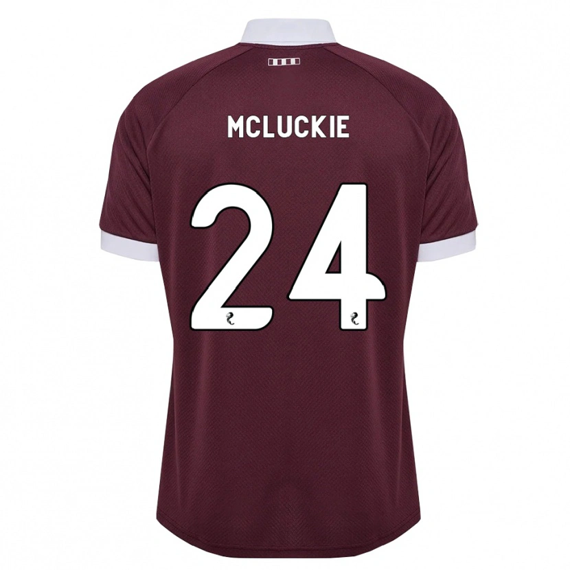 Danxen Men Bobby Mcluckie #24 Burgundy White Home Jersey 2026/27 T-Shirt