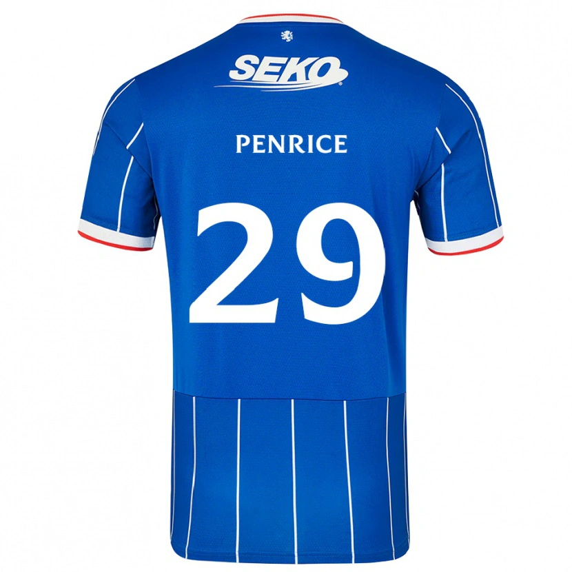 Danxen Men James Penrice #29 Red Blue White Home Jersey 2026/27 T-Shirt