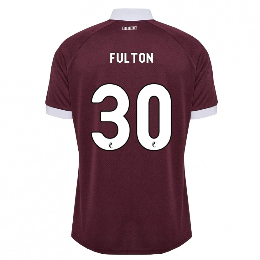 Danxen Men Ryan Fulton #30 Burgundy White Home Jersey 2026/27 T-Shirt