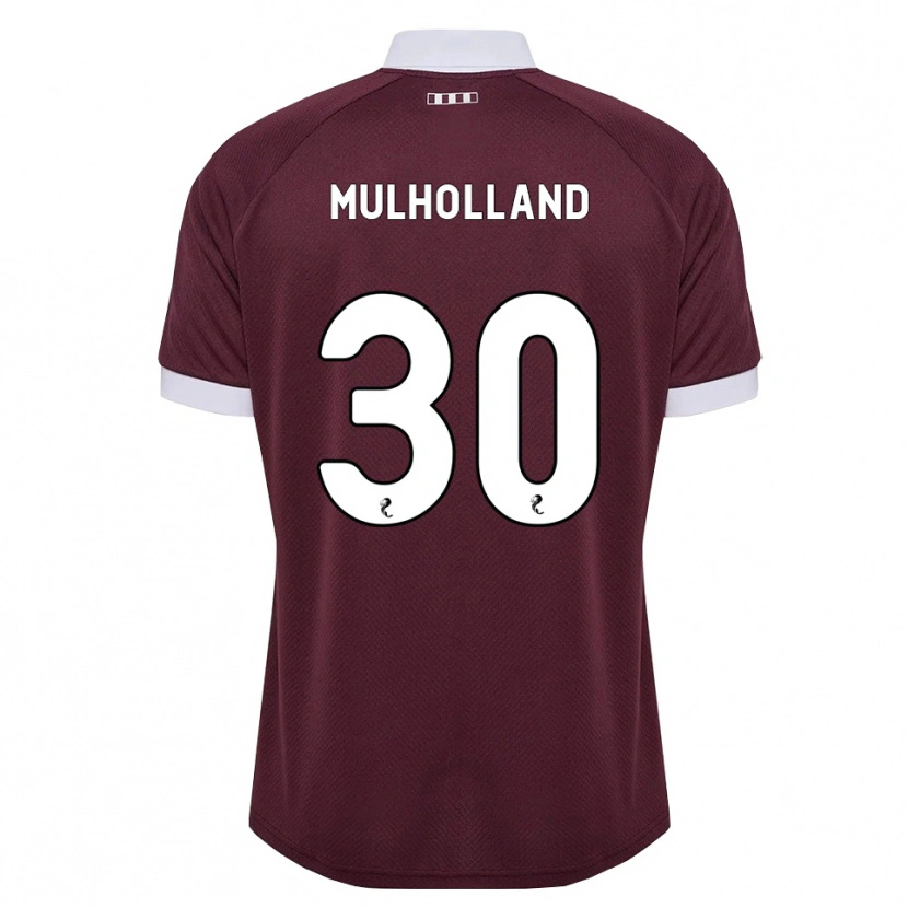 Danxen Men James Mulholland #30 Burgundy White Home Jersey 2026/27 T-Shirt