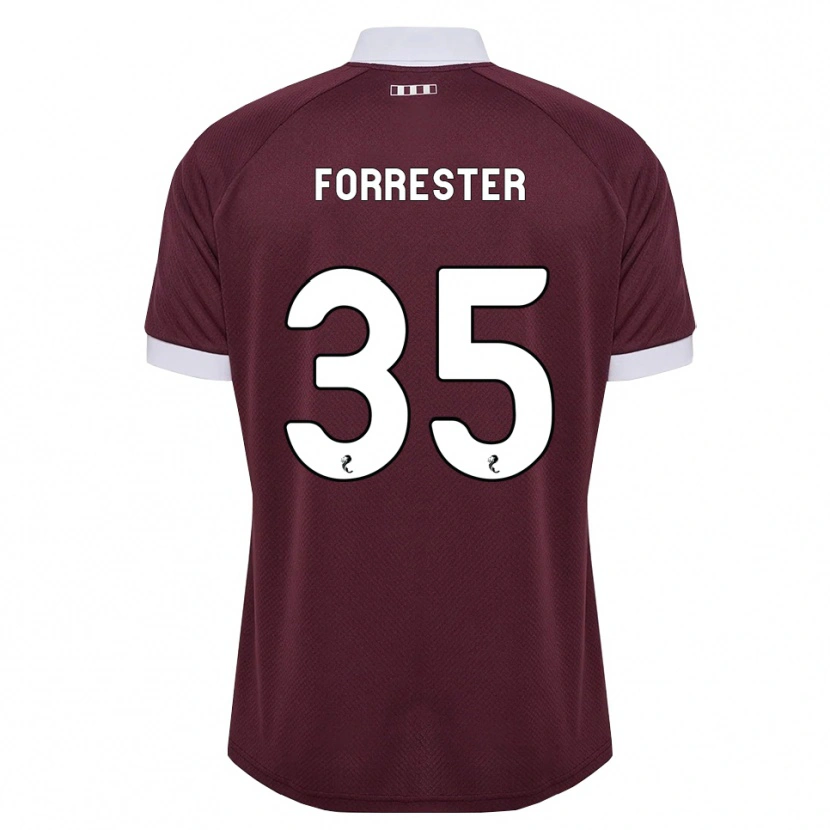 Danxen Men Adam Forrester #35 Burgundy White Home Jersey 2026/27 T-Shirt