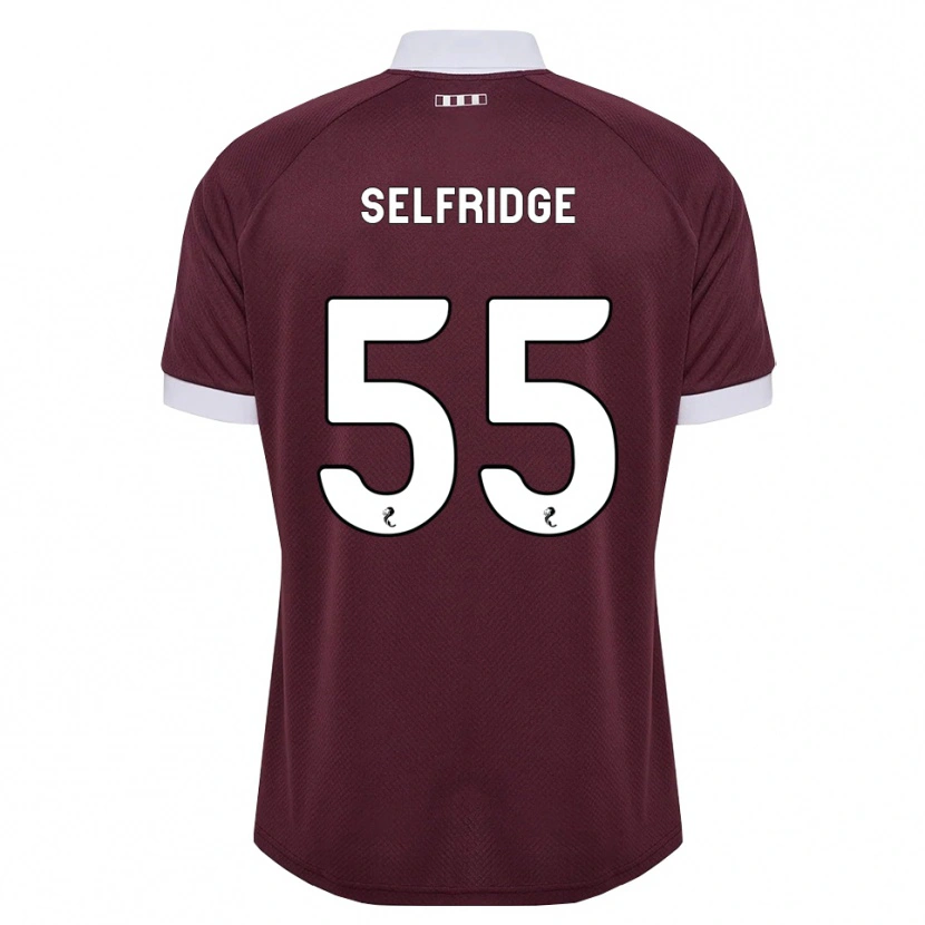 Danxen Men Louis Selfridge #55 Burgundy White Home Jersey 2026/27 T-Shirt