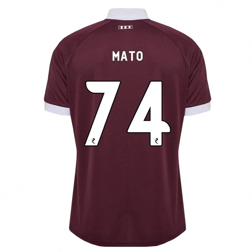 Danxen Men Rogers Mato #74 Burgundy White Home Jersey 2026/27 T-Shirt