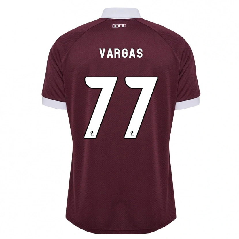 Danxen Men Kenneth Vargas #77 Burgundy White Home Jersey 2026/27 T-Shirt