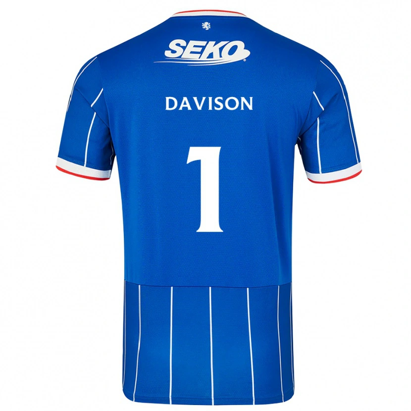 Danxen Men Hannah Davison #1 Red Blue White Home Jersey 2026/27 T-Shirt