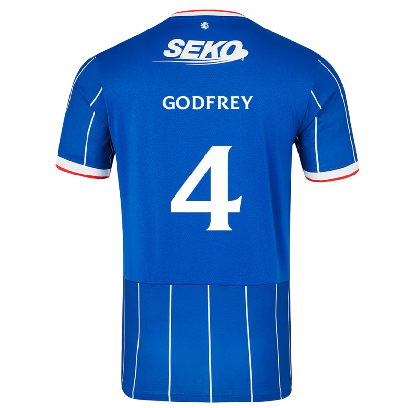 Danxen Men Ben Godfrey #4 Red Blue White Home Jersey 2026/27 T-Shirt