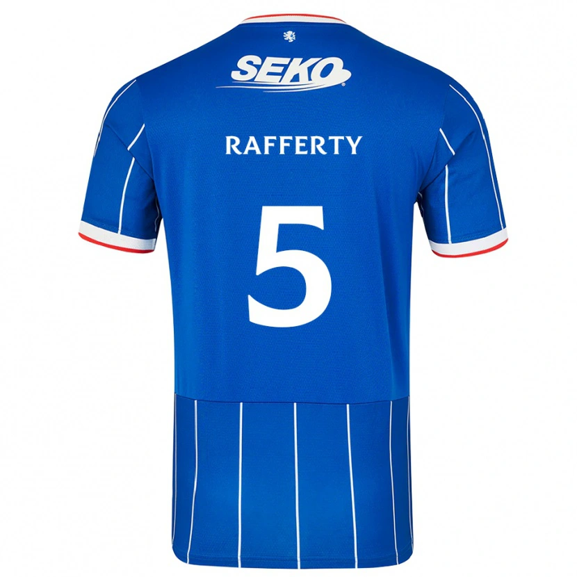 Danxen Men Laura Rafferty #5 Red Blue White Home Jersey 2026/27 T-Shirt