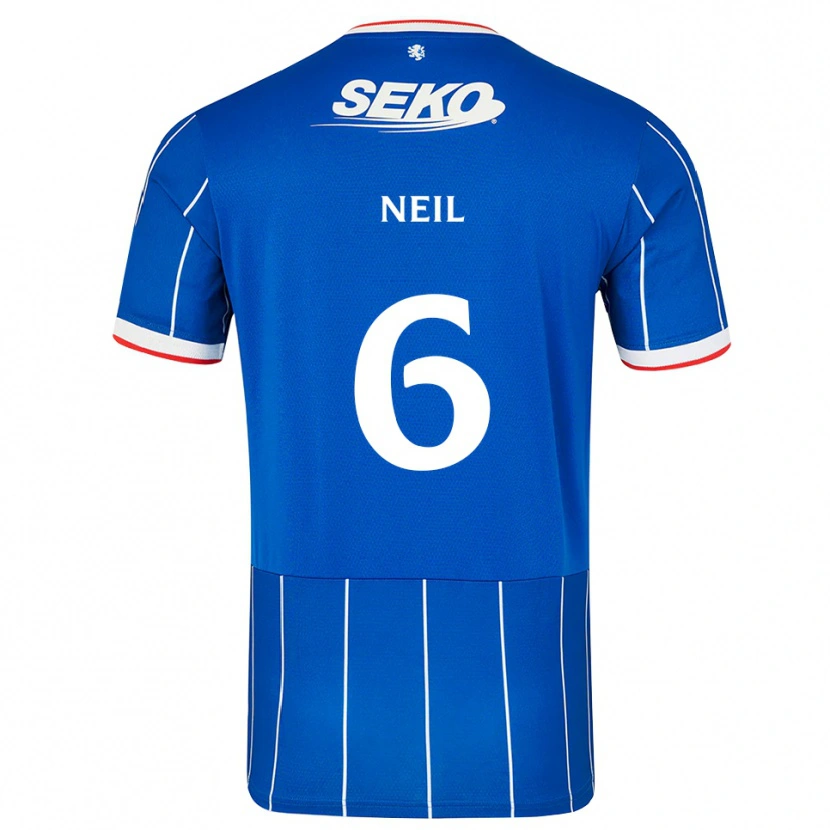 Danxen Men Dan Neil #6 Red Blue White Home Jersey 2026/27 T-Shirt
