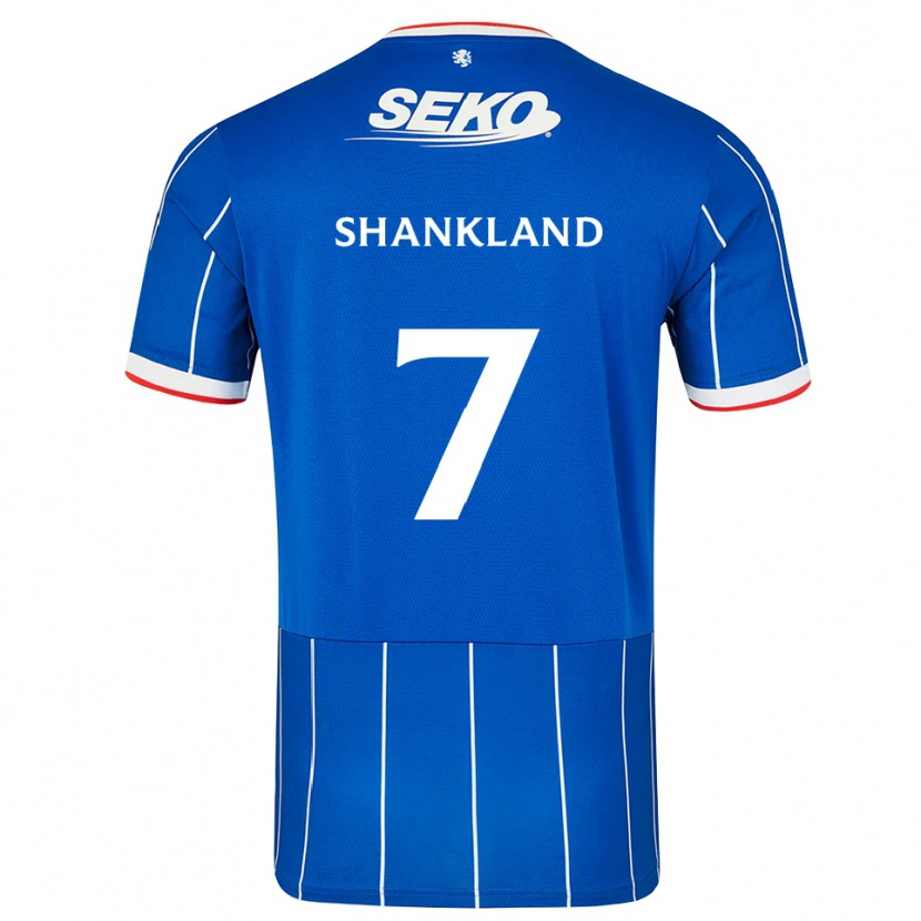 Danxen Men Lawrence Shankland #7 Red Blue White Home Jersey 2026/27 T-Shirt