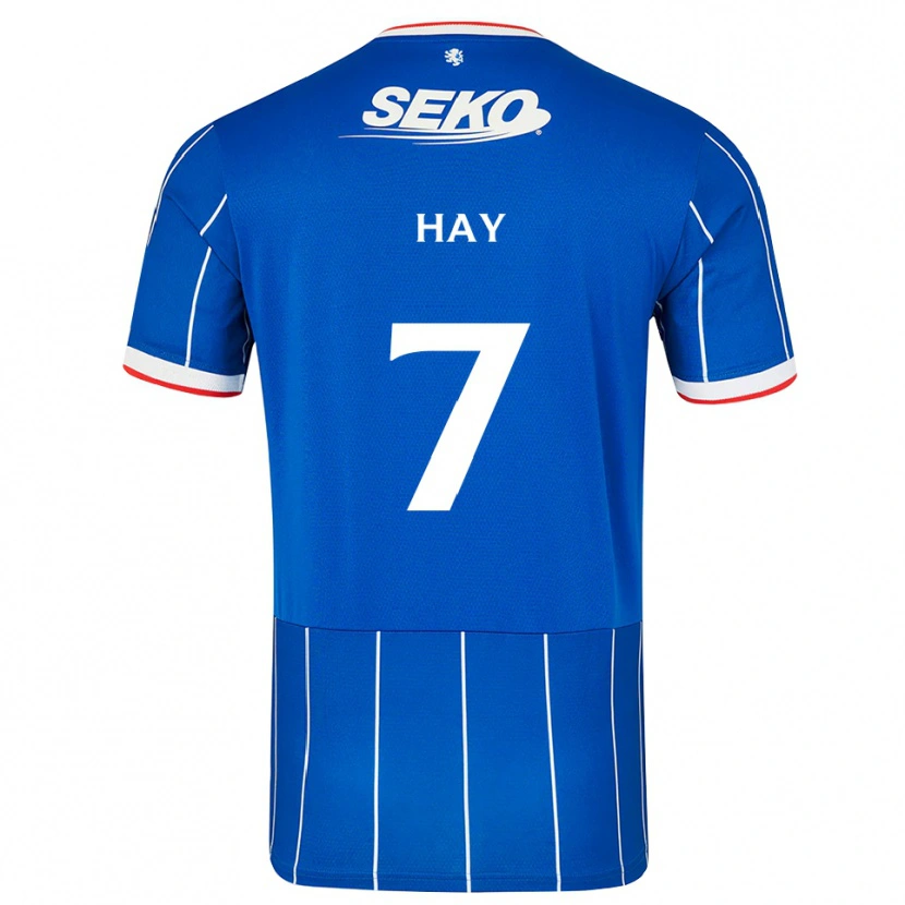 Danxen Men Brogan Hay #7 Red Blue White Home Jersey 2026/27 T-Shirt