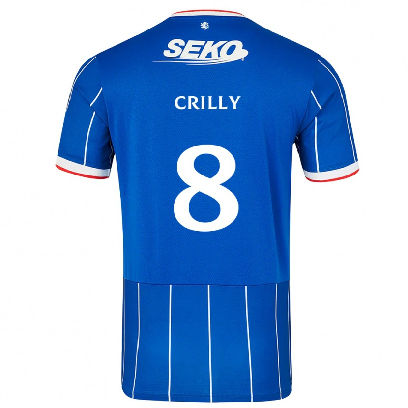 Danxen Men Aiden Crilly #8 Red Blue White Home Jersey 2026/27 T-Shirt