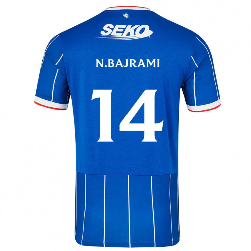 Danxen Men Nedim Bajrami #14 Red Blue White Home Jersey 2026/27 T-Shirt