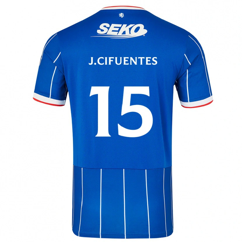Danxen Men José Cifuentes #15 Red Blue White Home Jersey 2026/27 T-Shirt