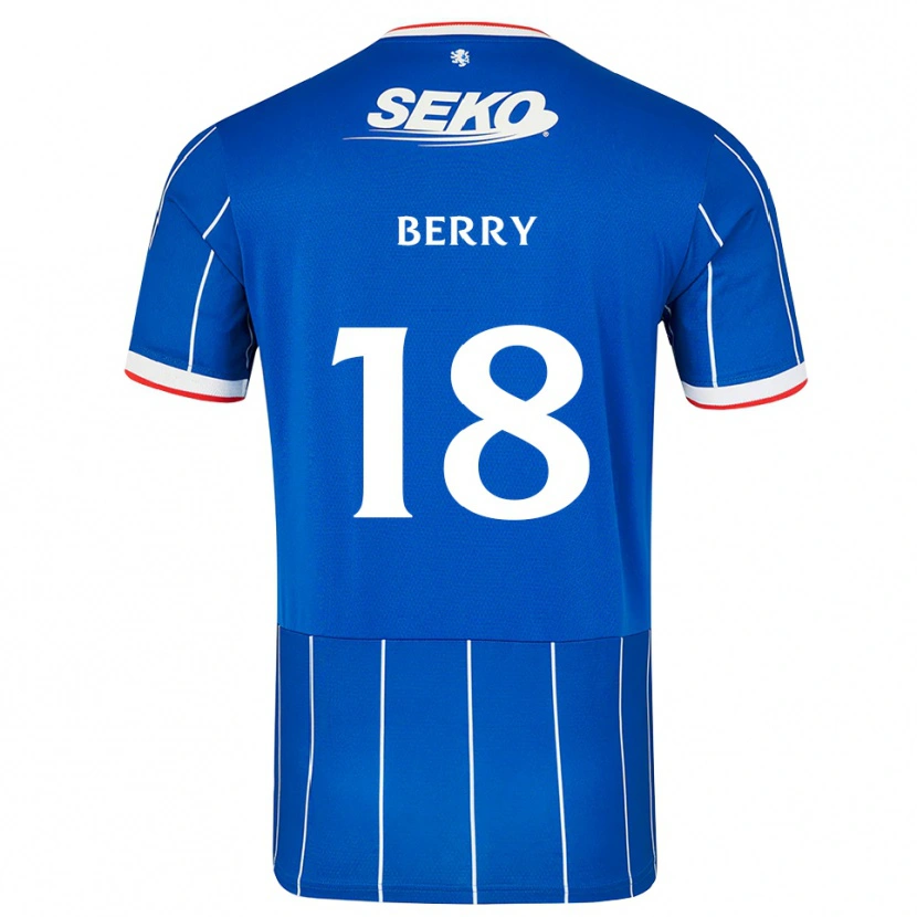 Danxen Men Laura Berry #18 Red Blue White Home Jersey 2026/27 T-Shirt