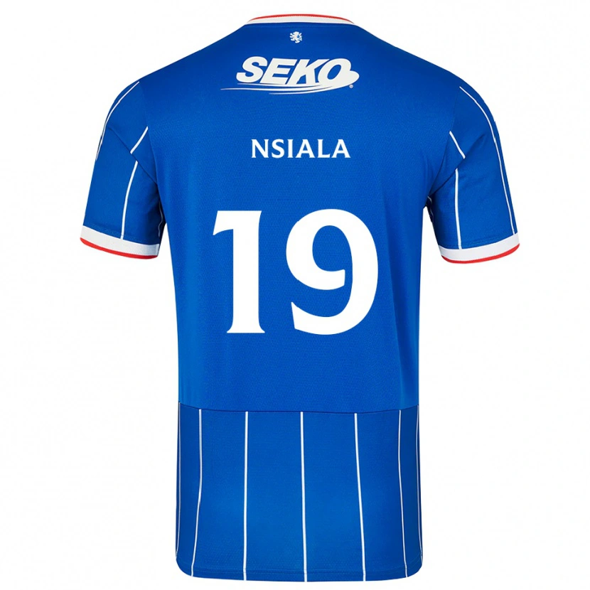 Danxen Men Clinton Nsiala #19 Red Blue White Home Jersey 2026/27 T-Shirt
