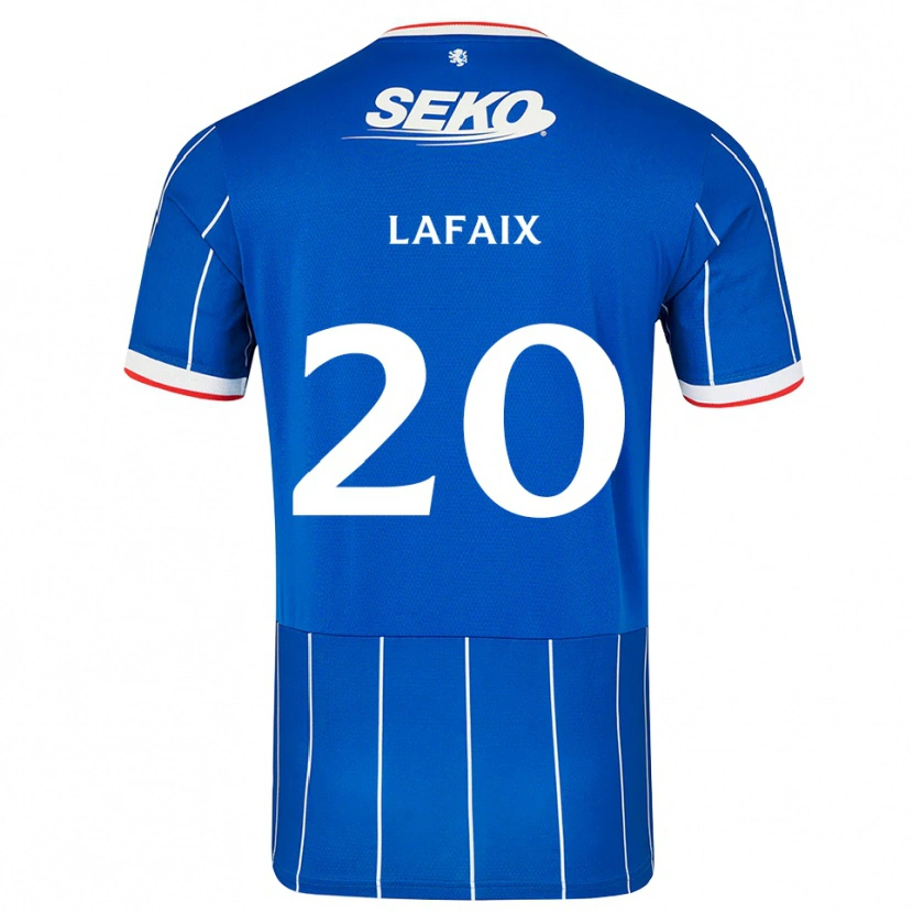 Danxen Men Camille Lafaix #20 Red Blue White Home Jersey 2026/27 T-Shirt