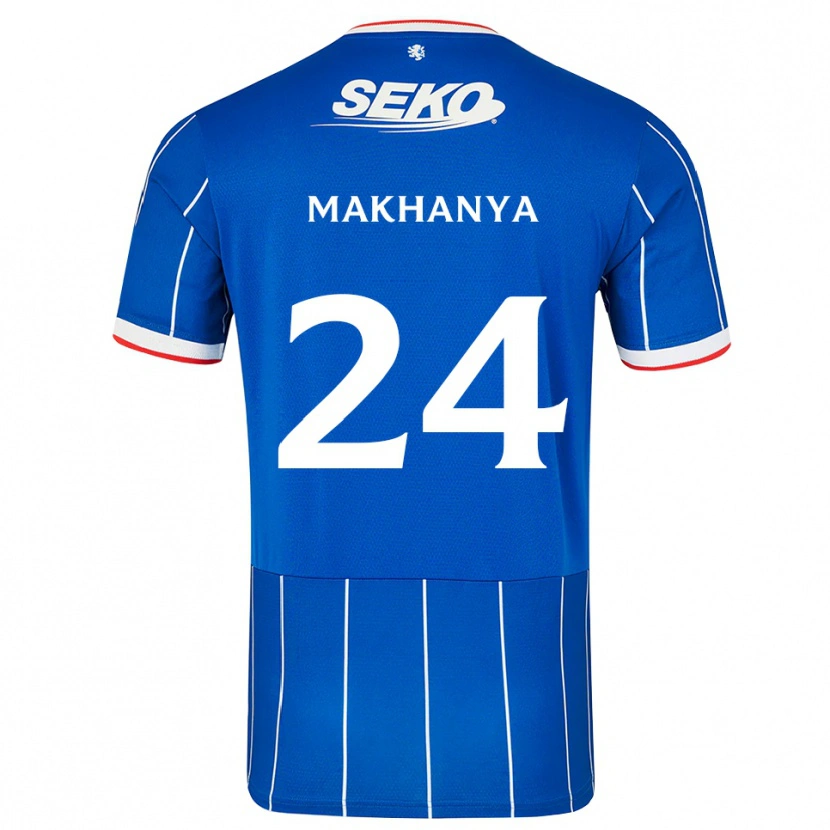 Danxen Men Olwethu Makhanya #24 Red Blue White Home Jersey 2026/27 T-Shirt