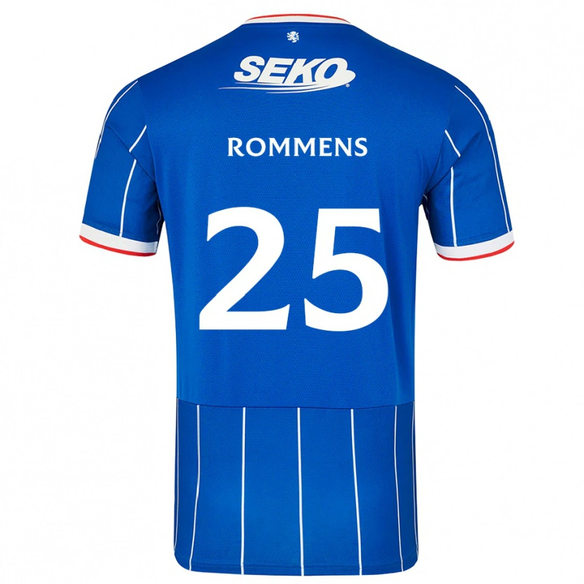 Danxen Men Tuur Rommens #25 Red Blue White Home Jersey 2026/27 T-Shirt