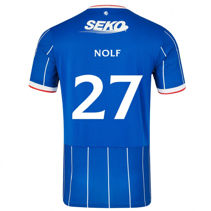 Danxen Men Madeline Nolf #27 Red Blue White Home Jersey 2026/27 T-Shirt