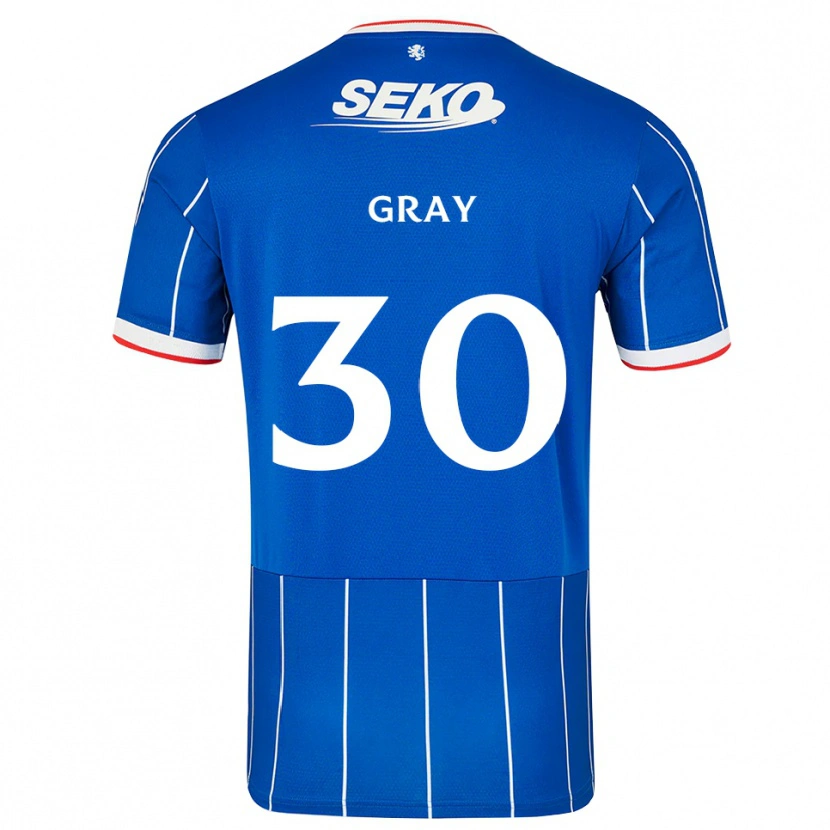 Danxen Men Georgia Gray #30 Red Blue White Home Jersey 2026/27 T-Shirt