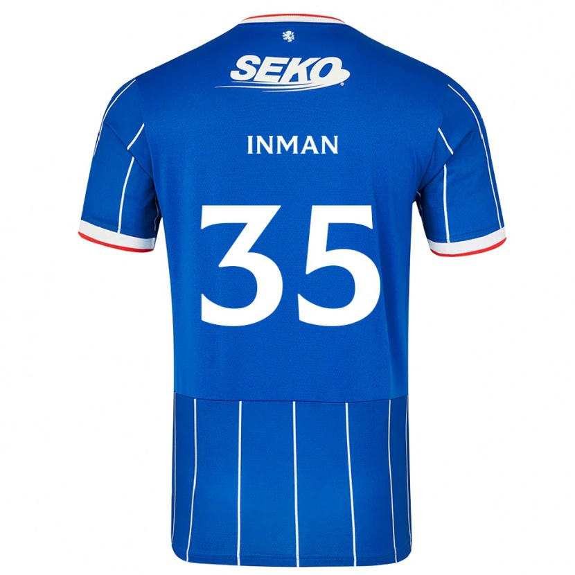 Danxen Men Lucy Inman #35 Red Blue White Home Jersey 2026/27 T-Shirt