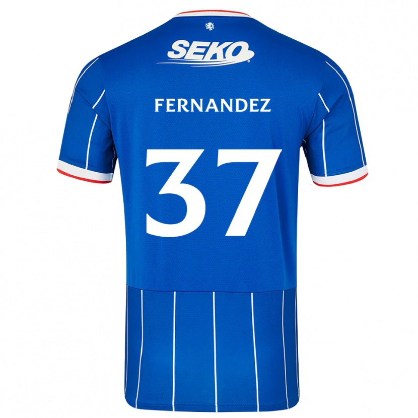 Danxen Men Emmanuel Fernandez #37 Red Blue White Home Jersey 2026/27 T-Shirt