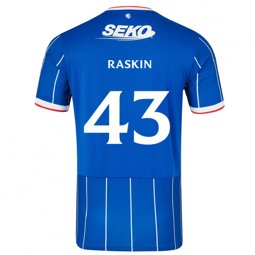 Danxen Men Nicolas Raskin #43 Red Blue White Home Jersey 2026/27 T-Shirt