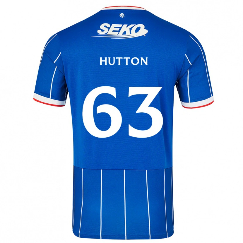 Danxen Men Zander Hutton #63 Red Blue White Home Jersey 2026/27 T-Shirt