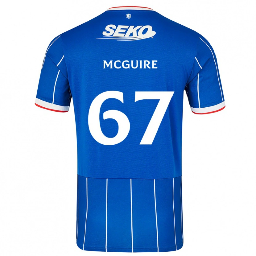 Danxen Men Rydnn Mcguire #67 Red Blue White Home Jersey 2026/27 T-Shirt