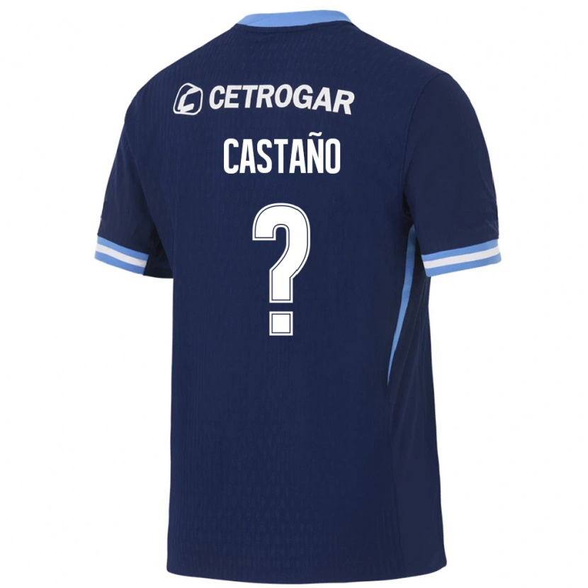 Danxen Men Juan Ignacio Castano #0 Royal Blue Light Blue White Away Jersey 2026/27 T-Shirt
