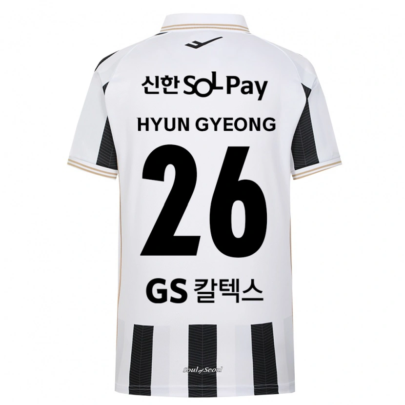 Danxen Men Hyun-Gyeong Jeong #26 Black White Away Jersey 2026/27 T-Shirt