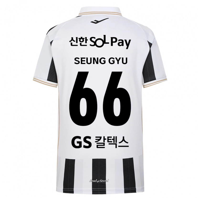 Danxen Men Seung-Gyu Han #66 Black White Away Jersey 2026/27 T-Shirt