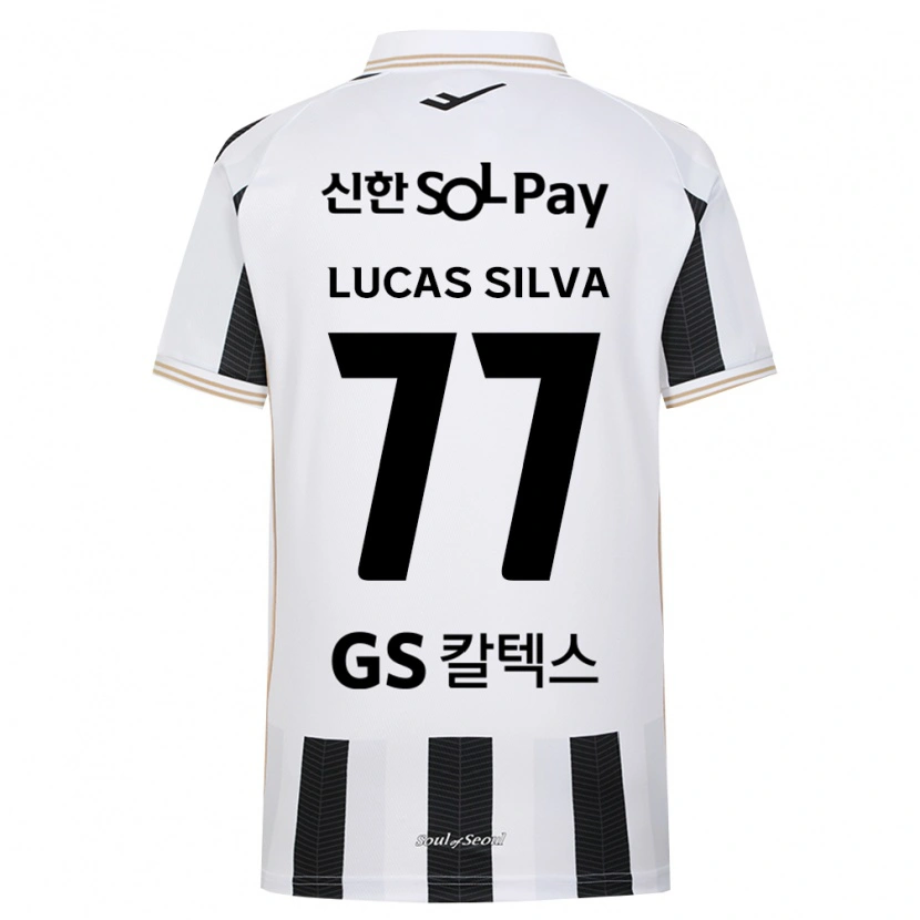 Danxen Men Lucas Silva #77 Black White Away Jersey 2026/27 T-Shirt