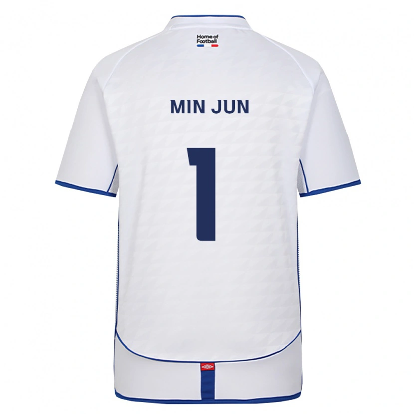 Danxen Men Min-Jun Kim #1 Black White Red Away Jersey 2026/27 T-Shirt