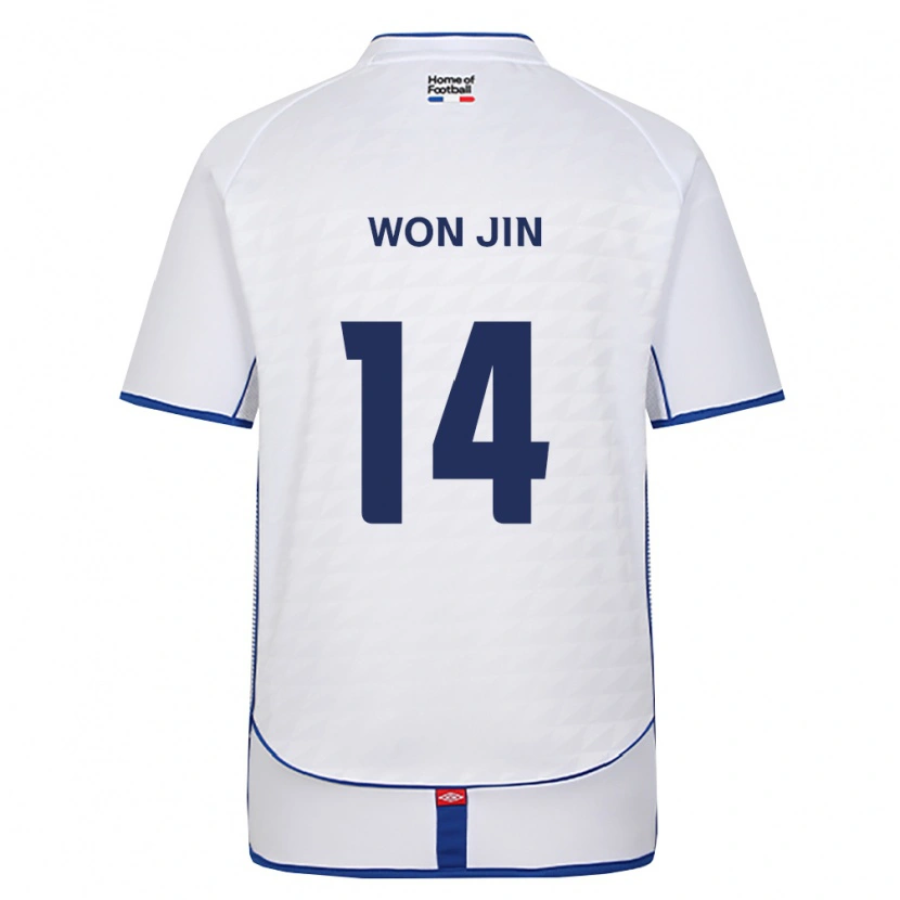 Danxen Men Won-Jin Hong #14 Black White Red Away Jersey 2026/27 T-Shirt