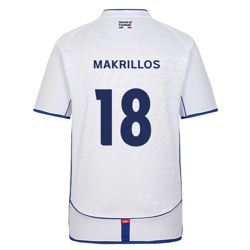 Danxen Men Peter Makrillos #18 Black White Red Away Jersey 2026/27 T-Shirt