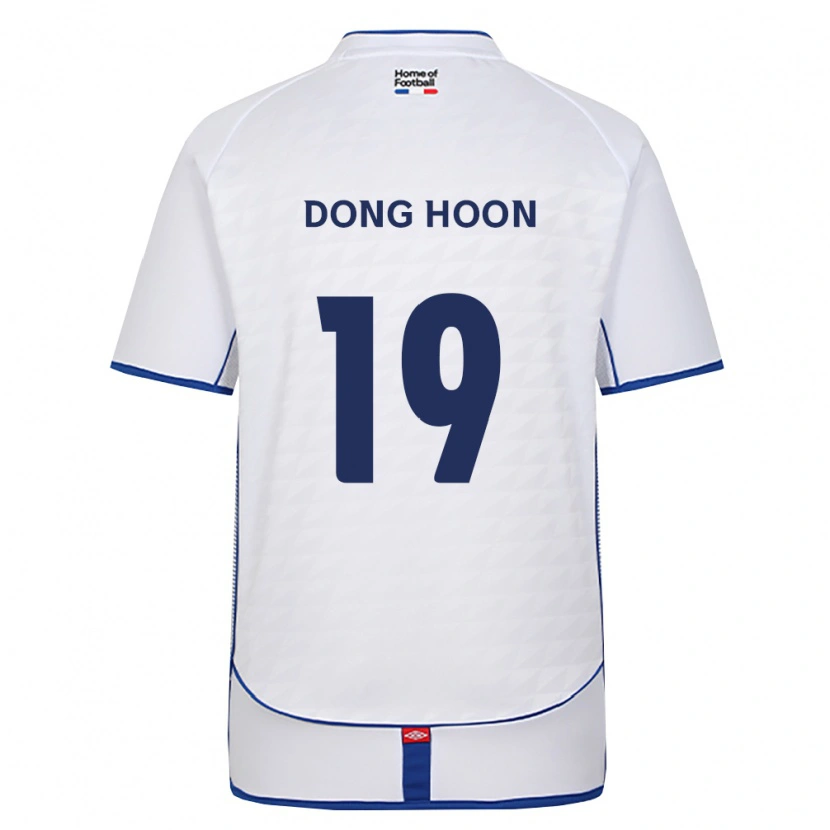 Danxen Men Dong-Hoon Kim #19 Black White Red Away Jersey 2026/27 T-Shirt