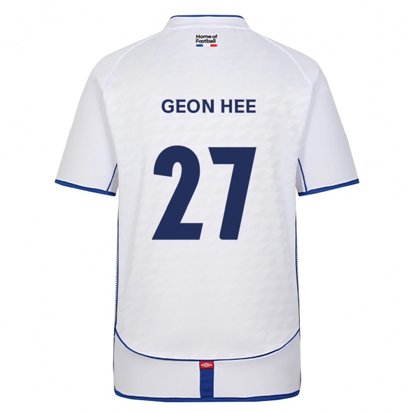 Danxen Men Geon-Hee Lee #27 Black White Red Away Jersey 2026/27 T-Shirt
