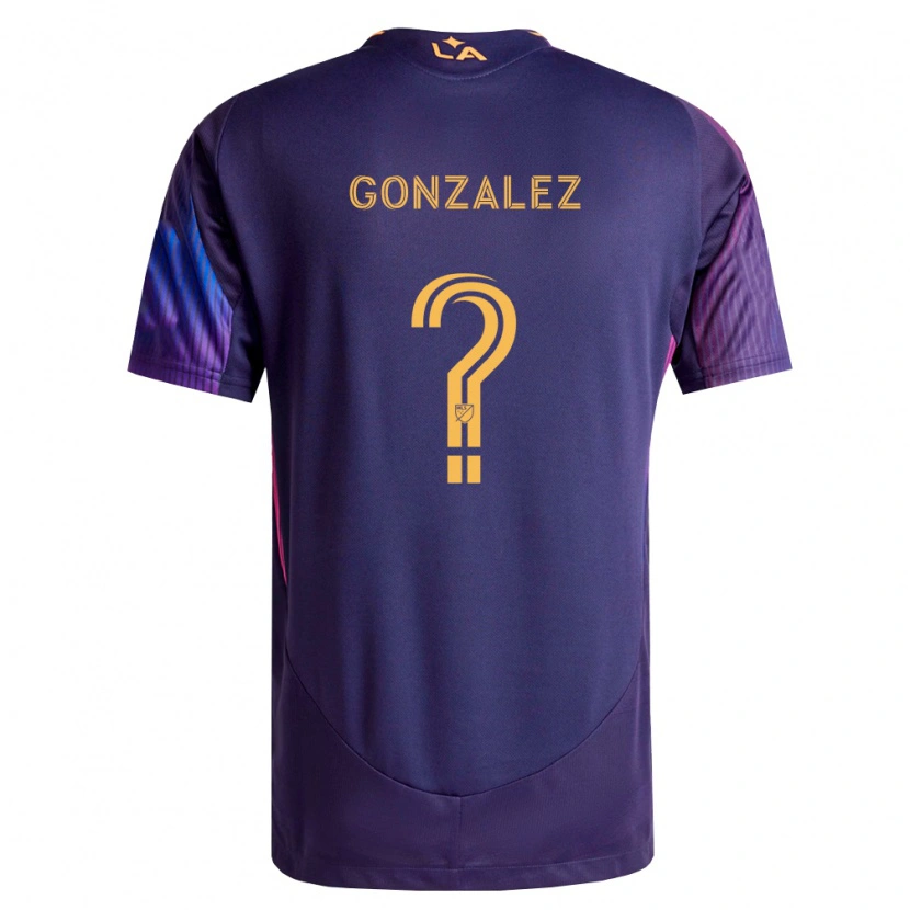 Danxen Men Miguel Gonzalez #0 Deep Purple Yellow Away Jersey 2026/27 T-Shirt