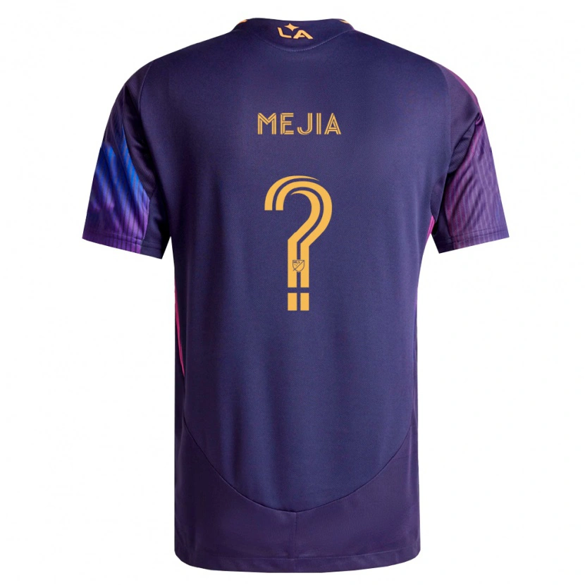 Danxen Men Robert Mejia #0 Deep Purple Yellow Away Jersey 2026/27 T-Shirt