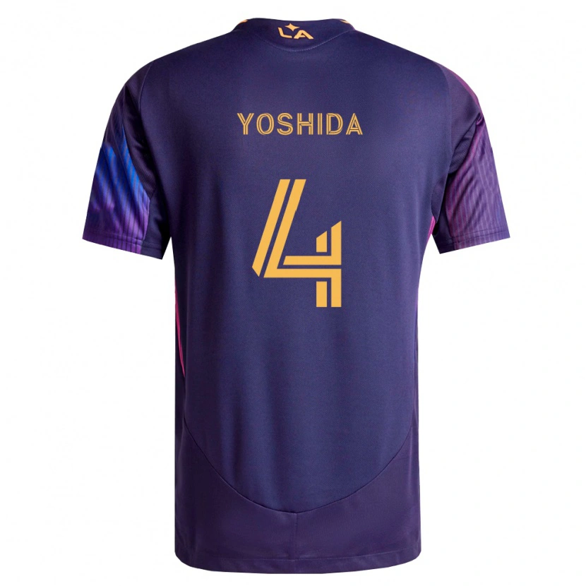 Danxen Men Maya Yoshida #4 Deep Purple Yellow Away Jersey 2026/27 T-Shirt
