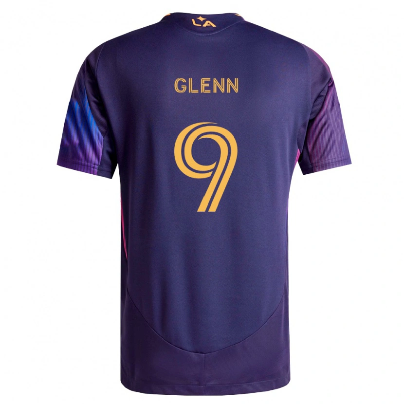 Danxen Men Jordan Glenn #9 Deep Purple Yellow Away Jersey 2026/27 T-Shirt